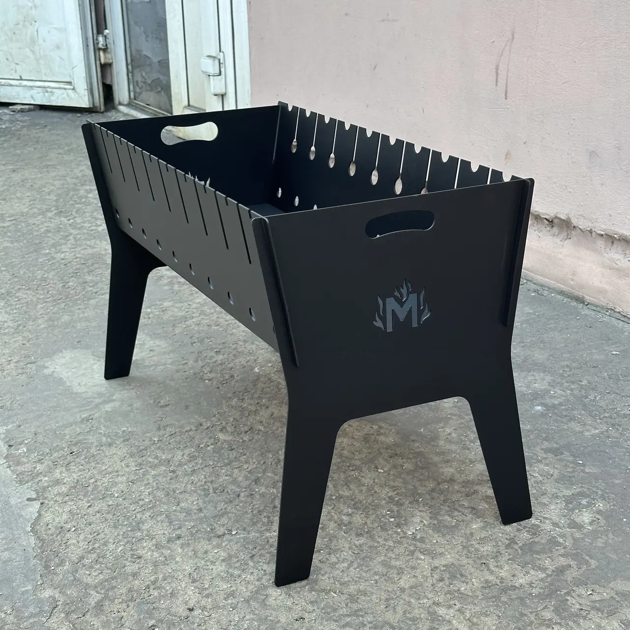 Розбірний мангал Фенікс на 10 шампурів 3мм