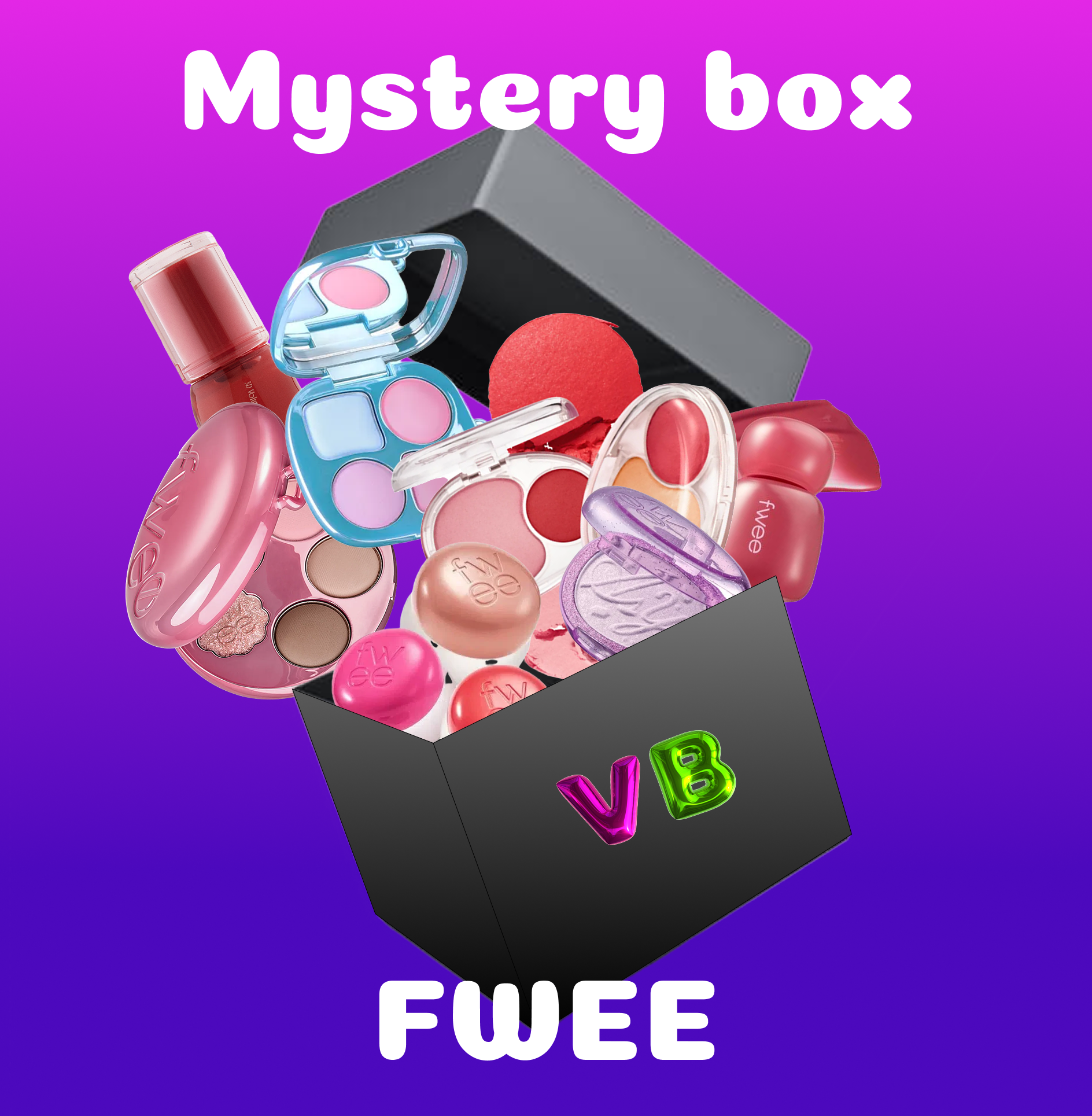 Mystery box FWEE | Секретний бокс продукти бренду FWEE (5 продуктів)