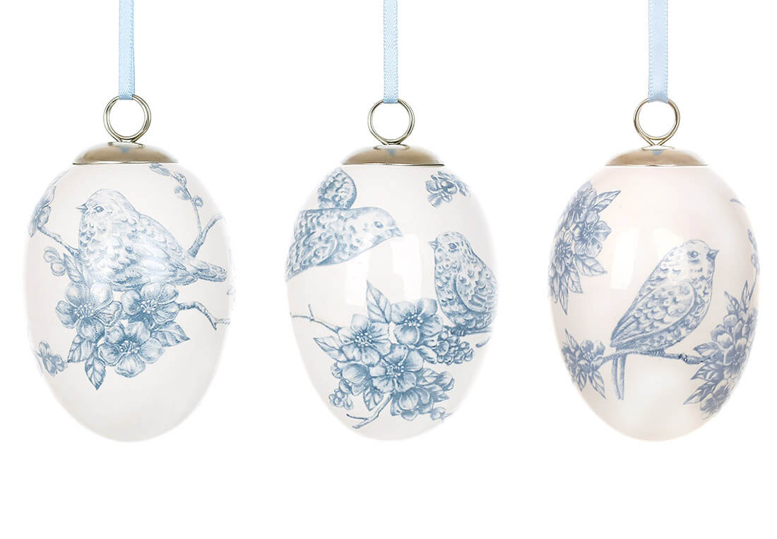 Декоративна керамічна підвіска Яйце