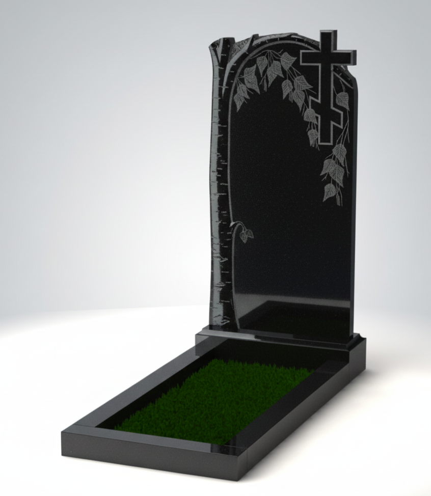 Береза і хрест