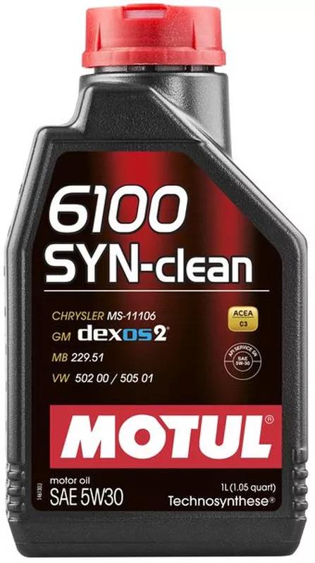 Моторна олива 5W30 MOTUL 6100 Syn-clean,1л