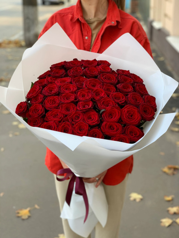 51 червона троянда "Гран Прі"