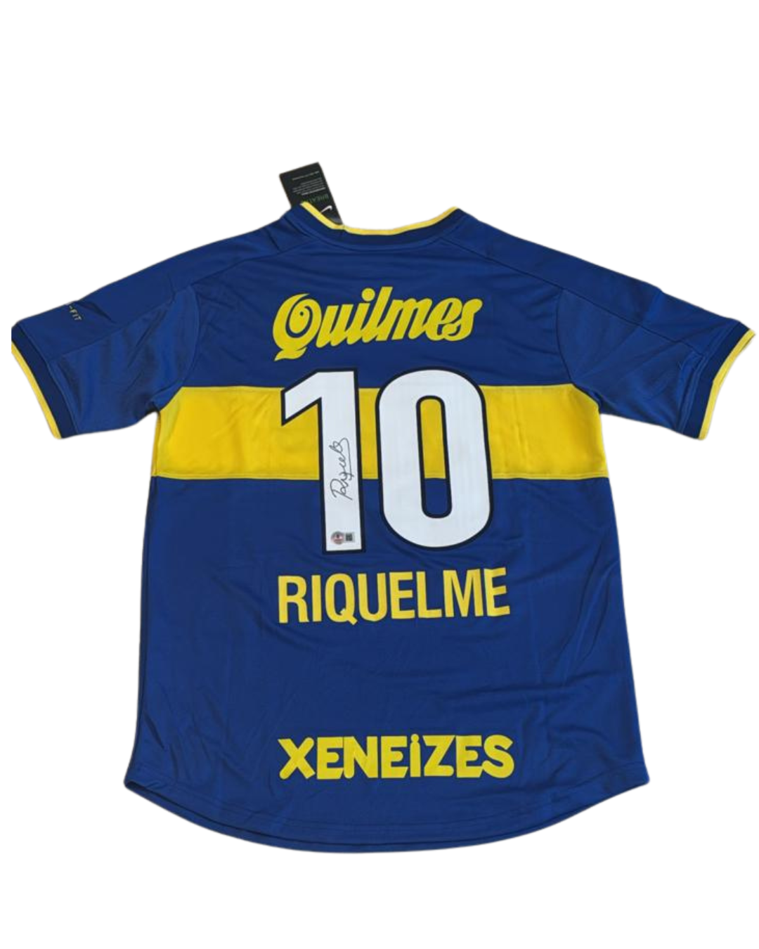 JERSEY RIQUELME CERTIFICADO BECKETT