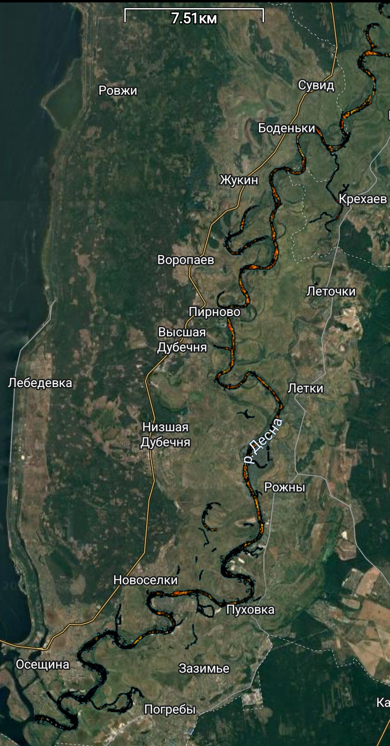 р. Десна (Київ - Чернігів)