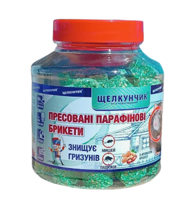 Щелкунчик зелені пресовані парафінові брикети, 320г