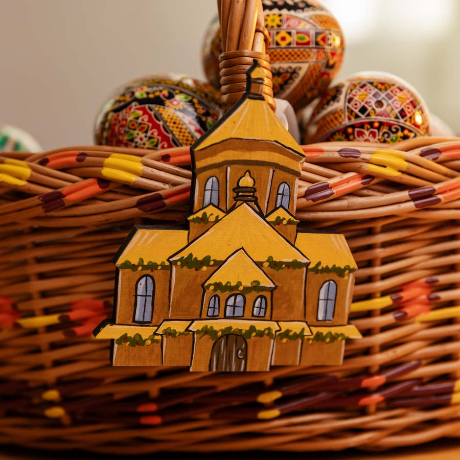 Підвіска "Церковця", 10*9 см