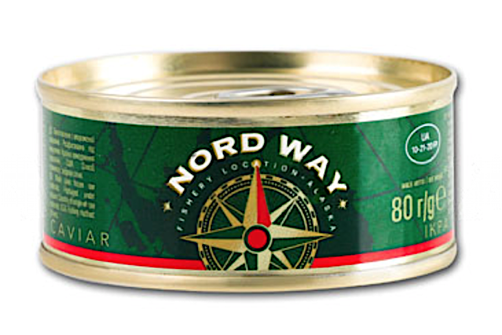 🇺🇦 "NORD WAY" Caviar de salmón, 80 g.