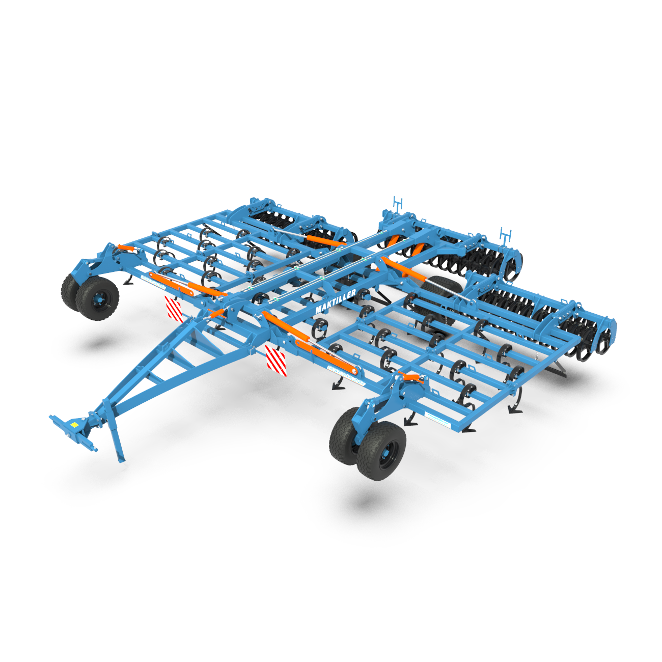 Культиватор MAKTILLER-8 S-подібні стійки подвійний барабан