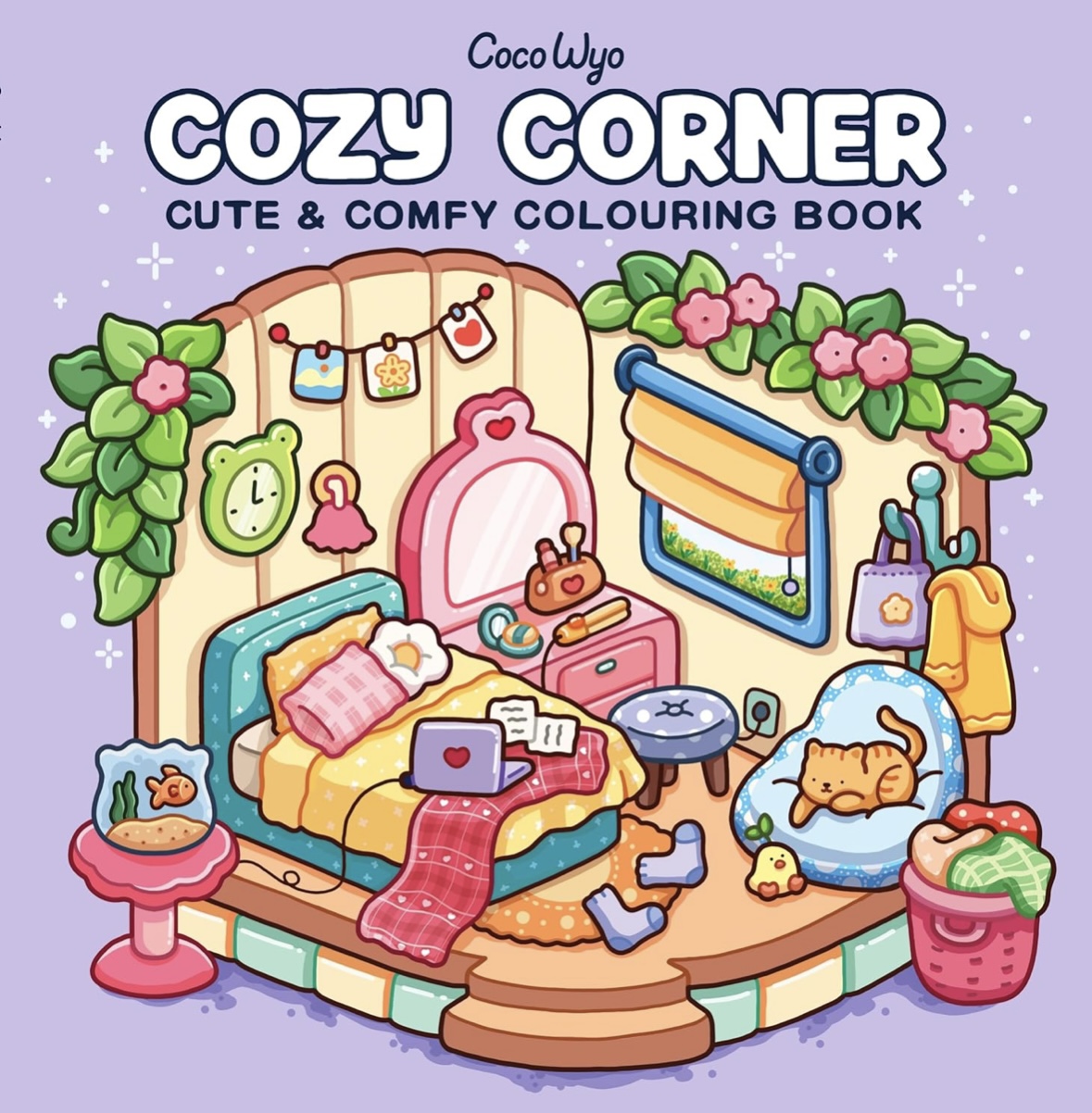 Cozy Corner A Calm and Comforting Colouring Book for All Ages (Coco Wyo)