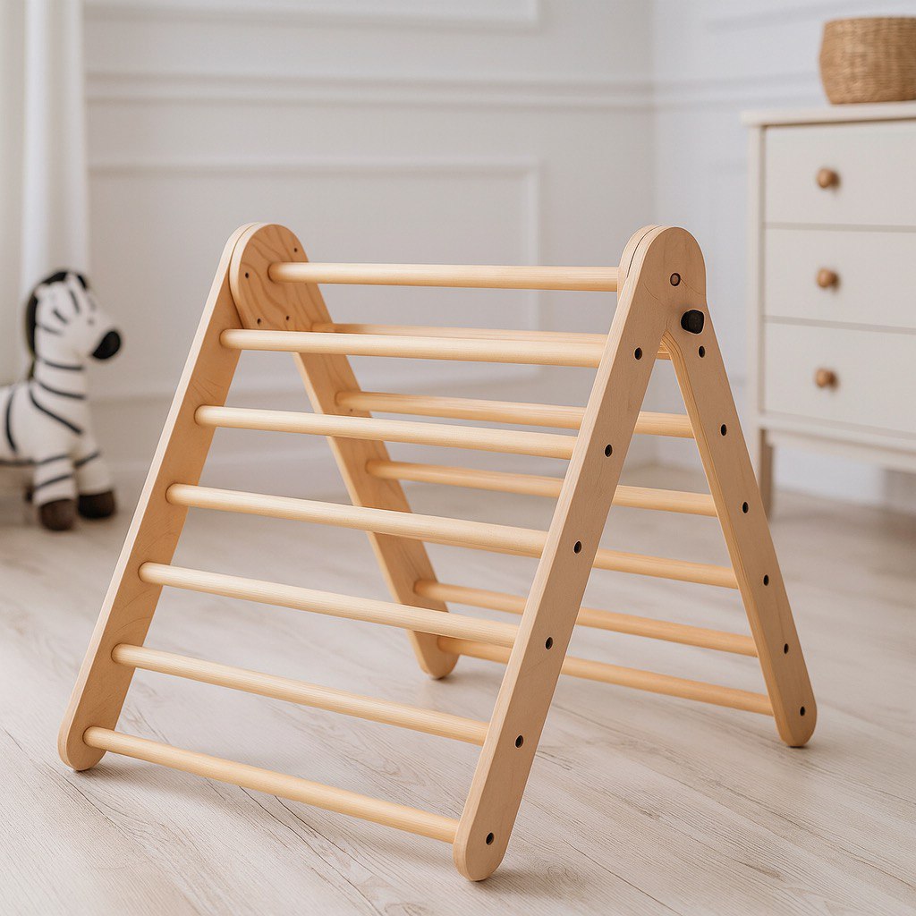 Mila – Pikler Dreieck für Kinder aus Holz | Montessori Kletterdreieck
