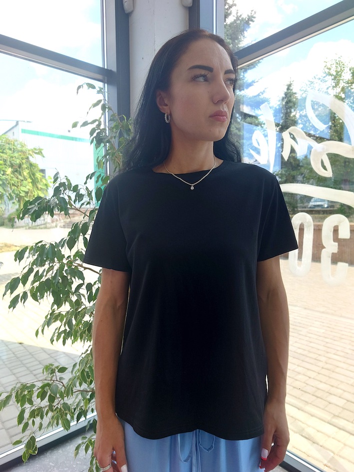 Футболка жіноча базова EVELIN (S, M, L)