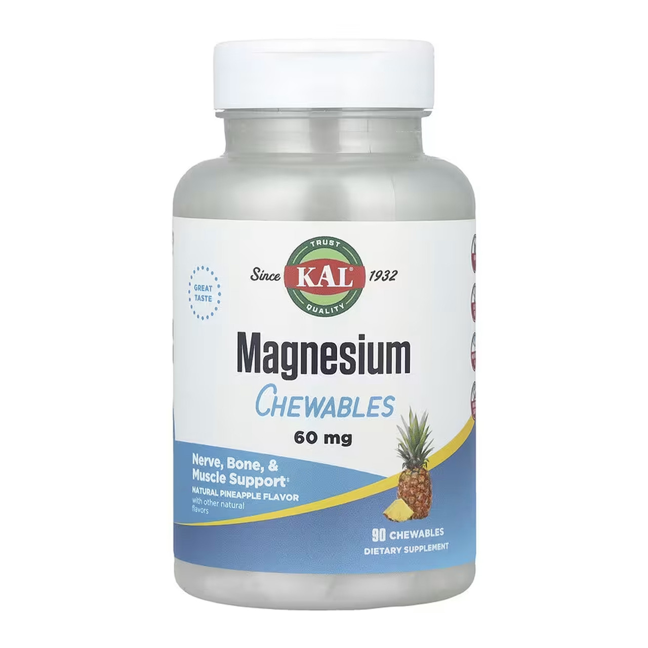 Magnesium Chewables 60mg - 90 chewables