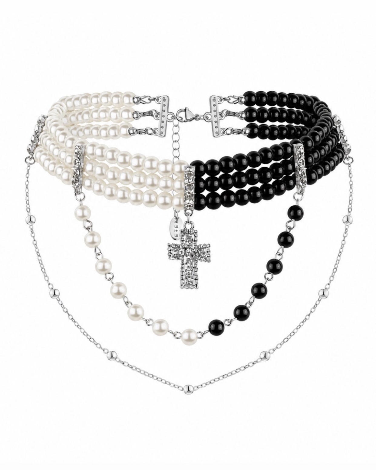 ELIXIR black & white necklace