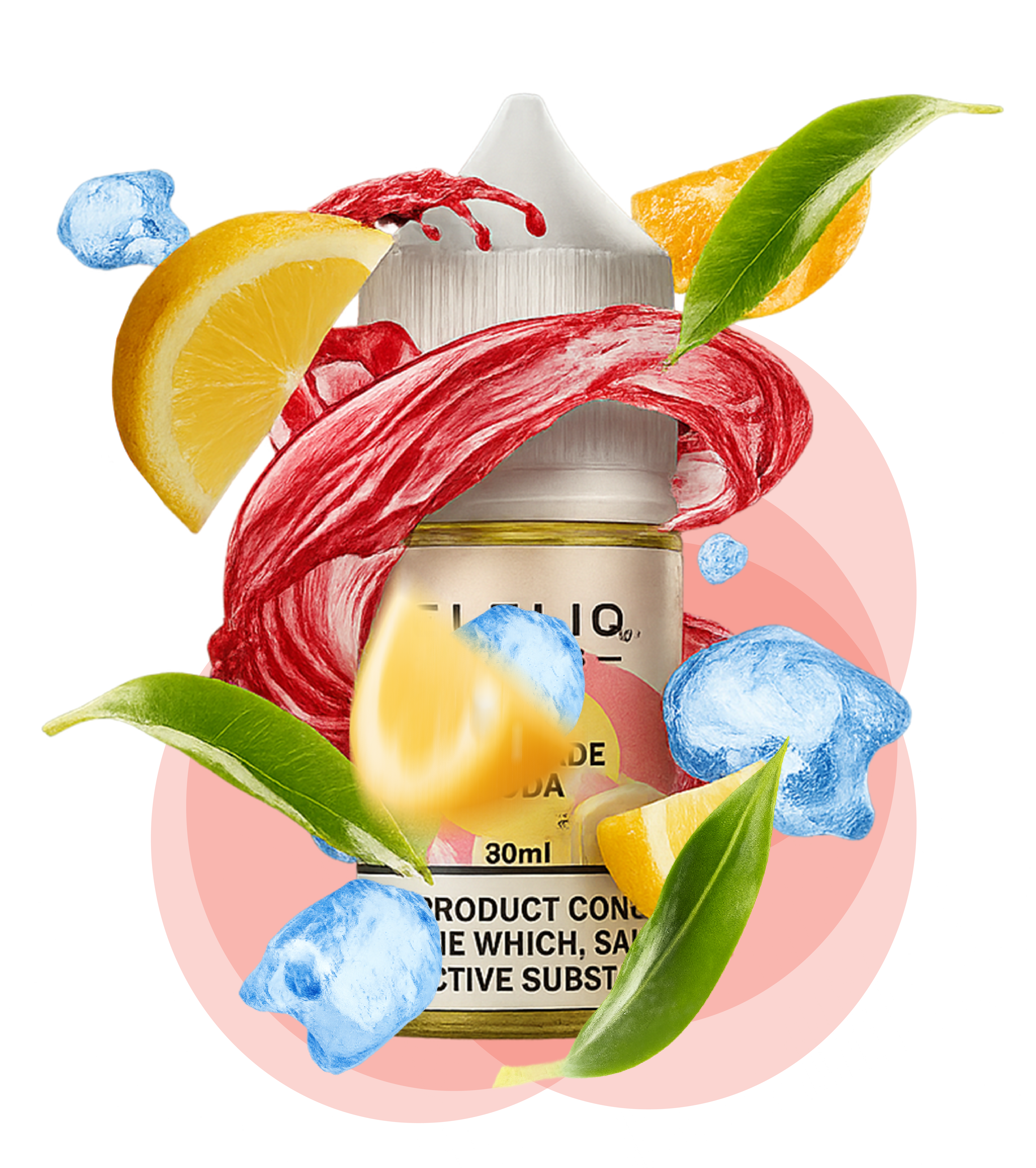 Eӏf Liq 30ml Pink Lemonade Soda ( Рожевий Лимонад Газировка )