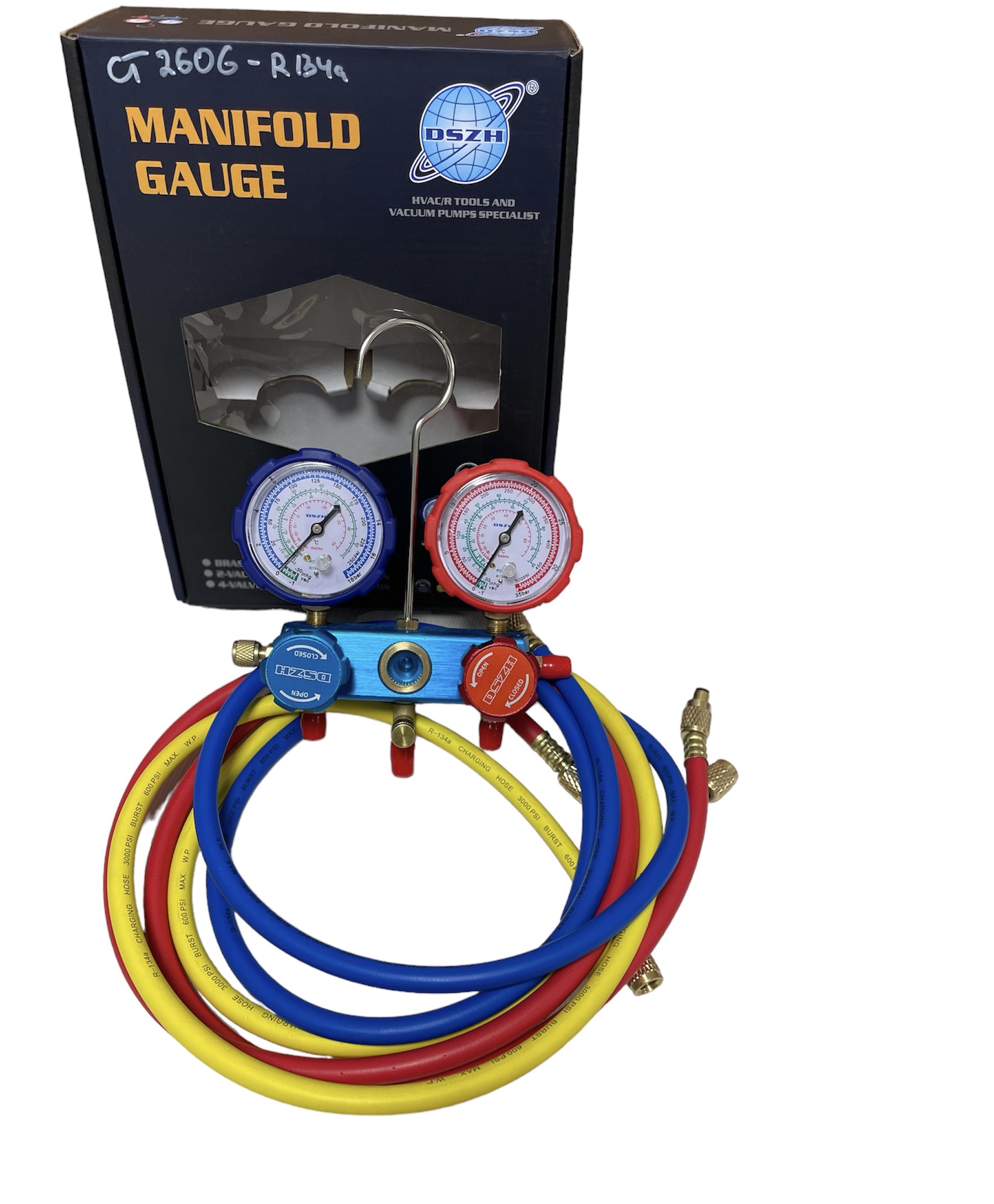 CT 260 G 134a Манометричний 2-x вентильний колектор 150 см R22 / R134а / R404а