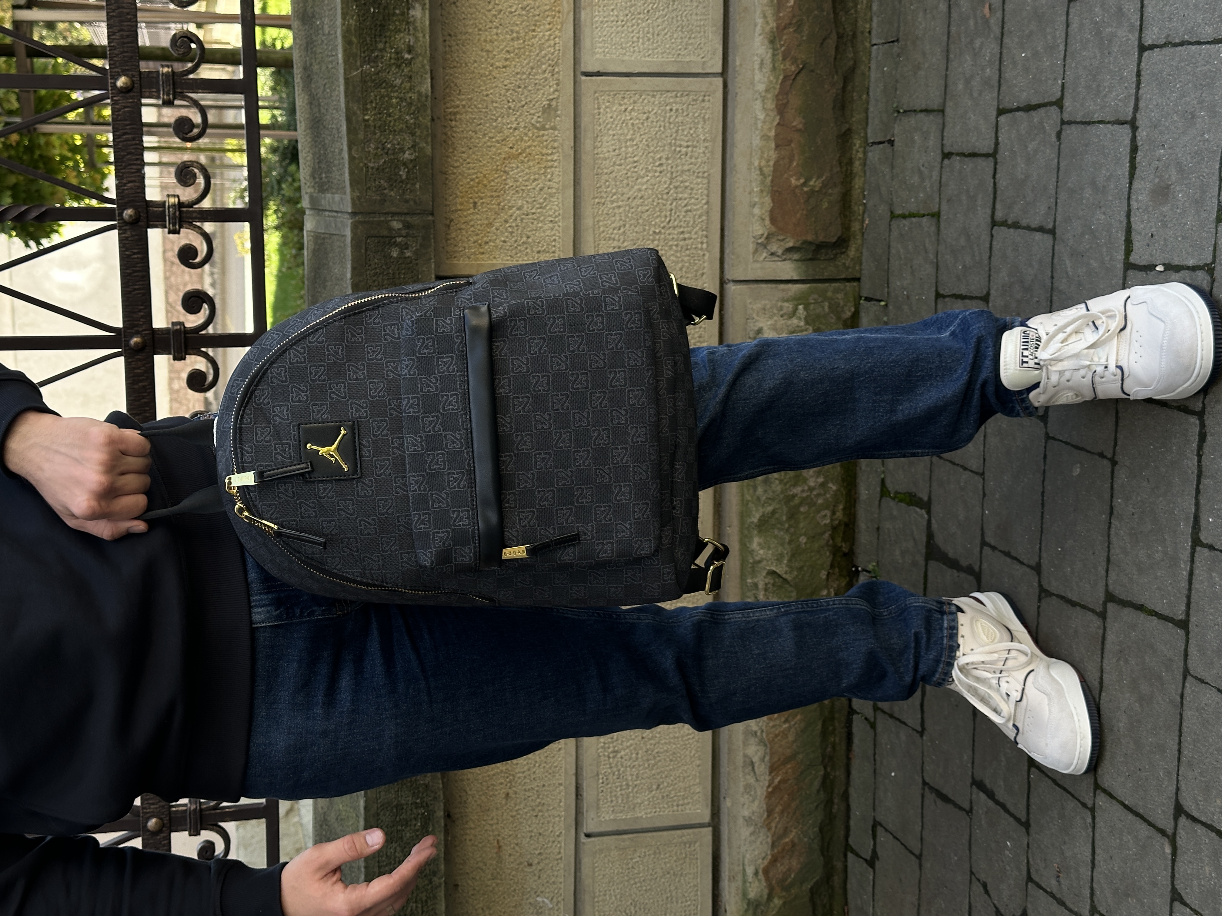 Air Jordan Monogram Backpack Grey