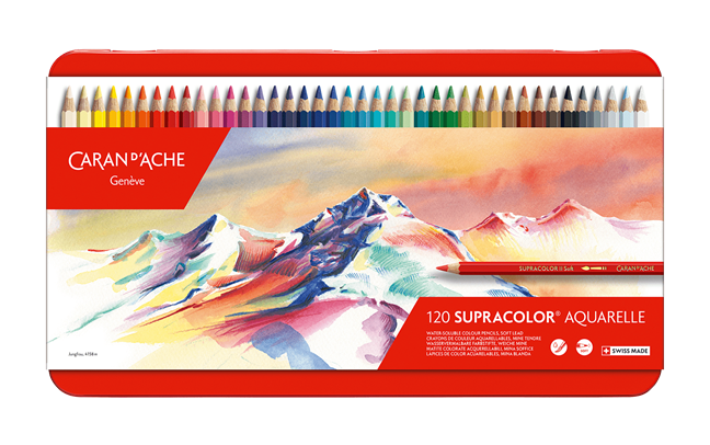Коробка зі 120 акварельних фарб SUPRACOLOR™