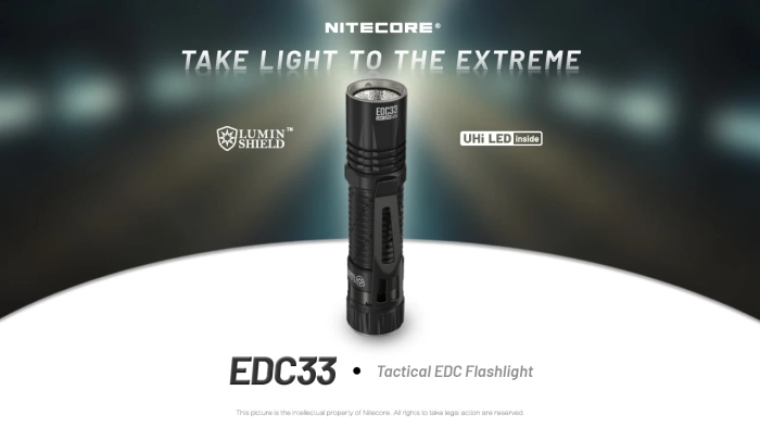 Тактичний ліхтар для кемпінгу, походів NITECORE EDC33
