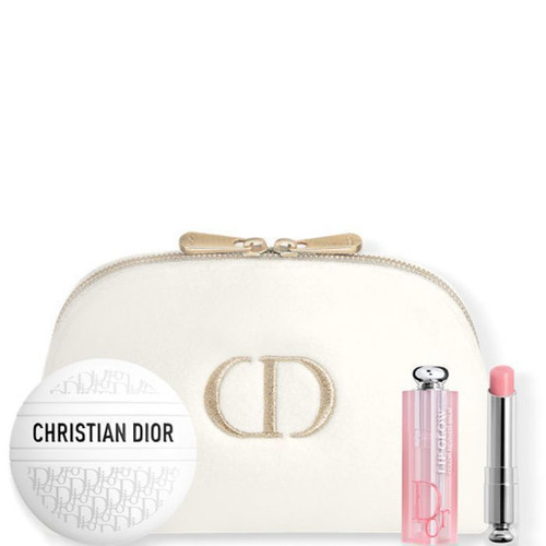 Лімітований  набір з косметичкою Dior Lip Balm & Hand Cream Set