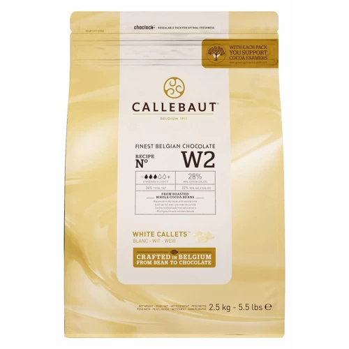 Шоколад білий 28% W2 Callebaut (1кг)