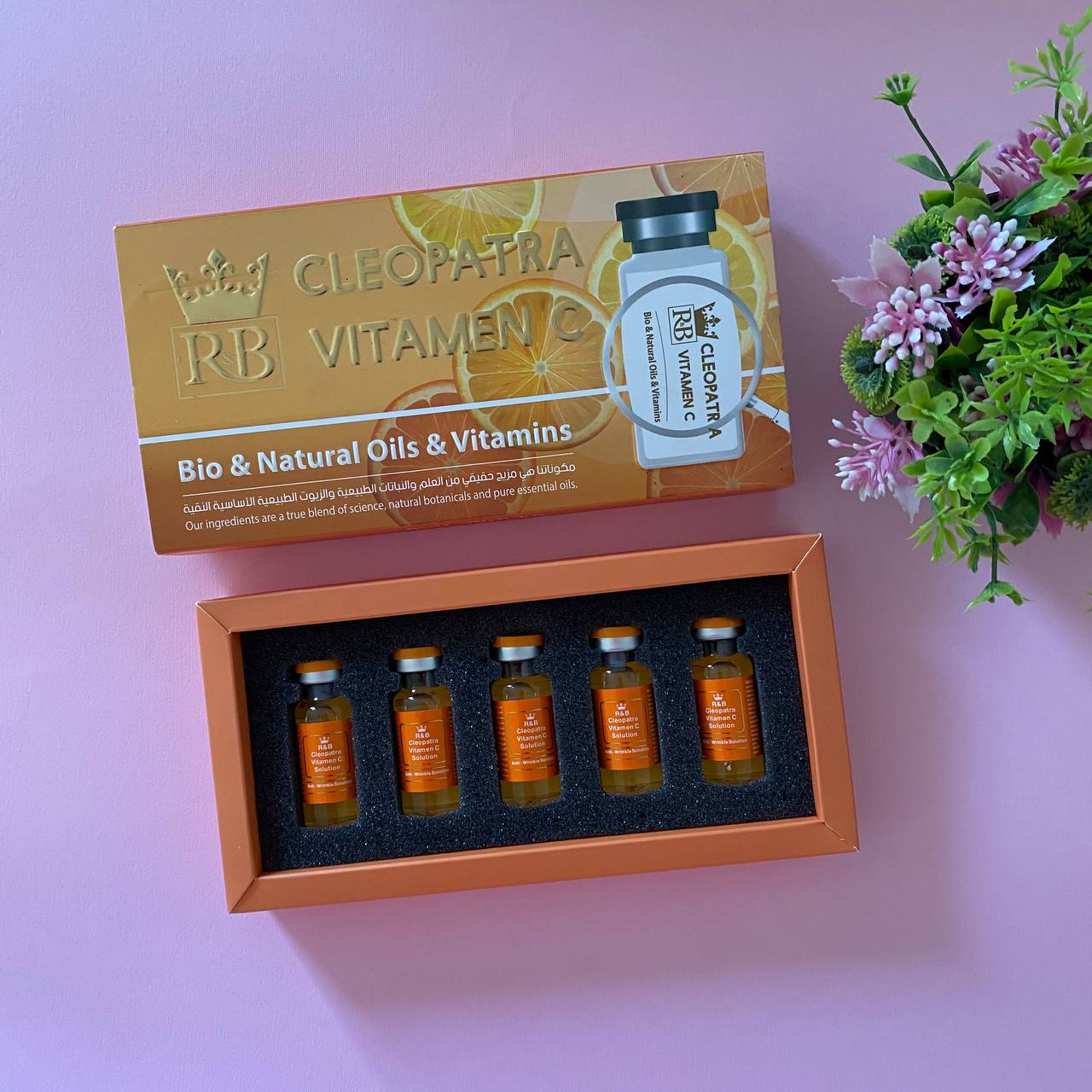 Cleopatra Vitamin C Омолоджуючі Колагенові Ампули з Вітаміном С