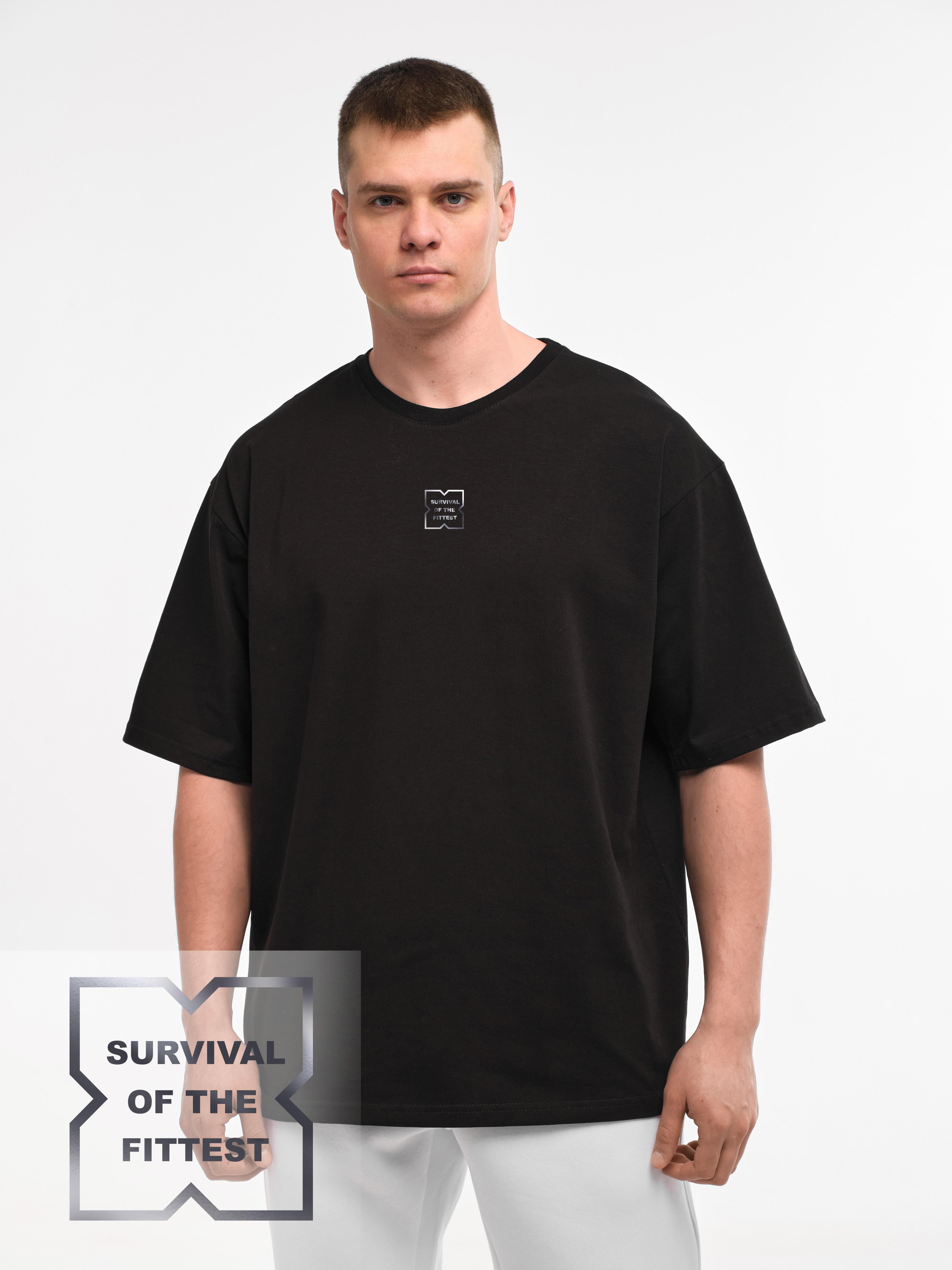 T-SHIRT "SURVIVAL OF THE FITTEST" | BLACK EMOTION | XT1