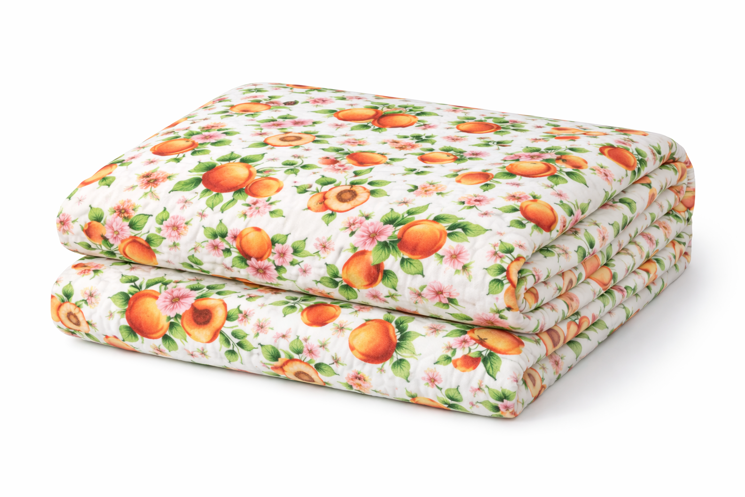 Підковдра  ранфорс принт "Персики "