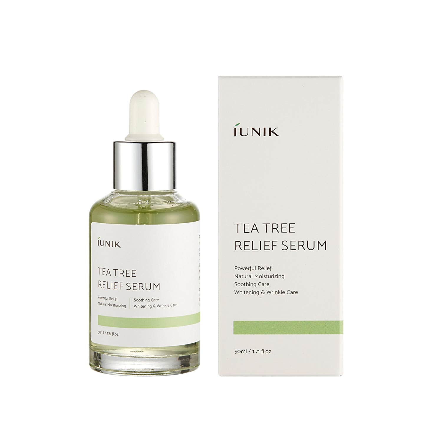 Заспокійлива сироватка з чайним деревом iUNIK Tea Tree Relief Serum 50 мл