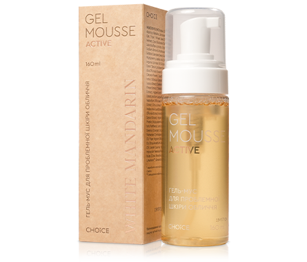 Гель-мус для ПРОБЛЕМНОЇ та схильної до появи АКНЕ шкіри GEL MOUSSE ACTIVE - Очищення / Себум баланс