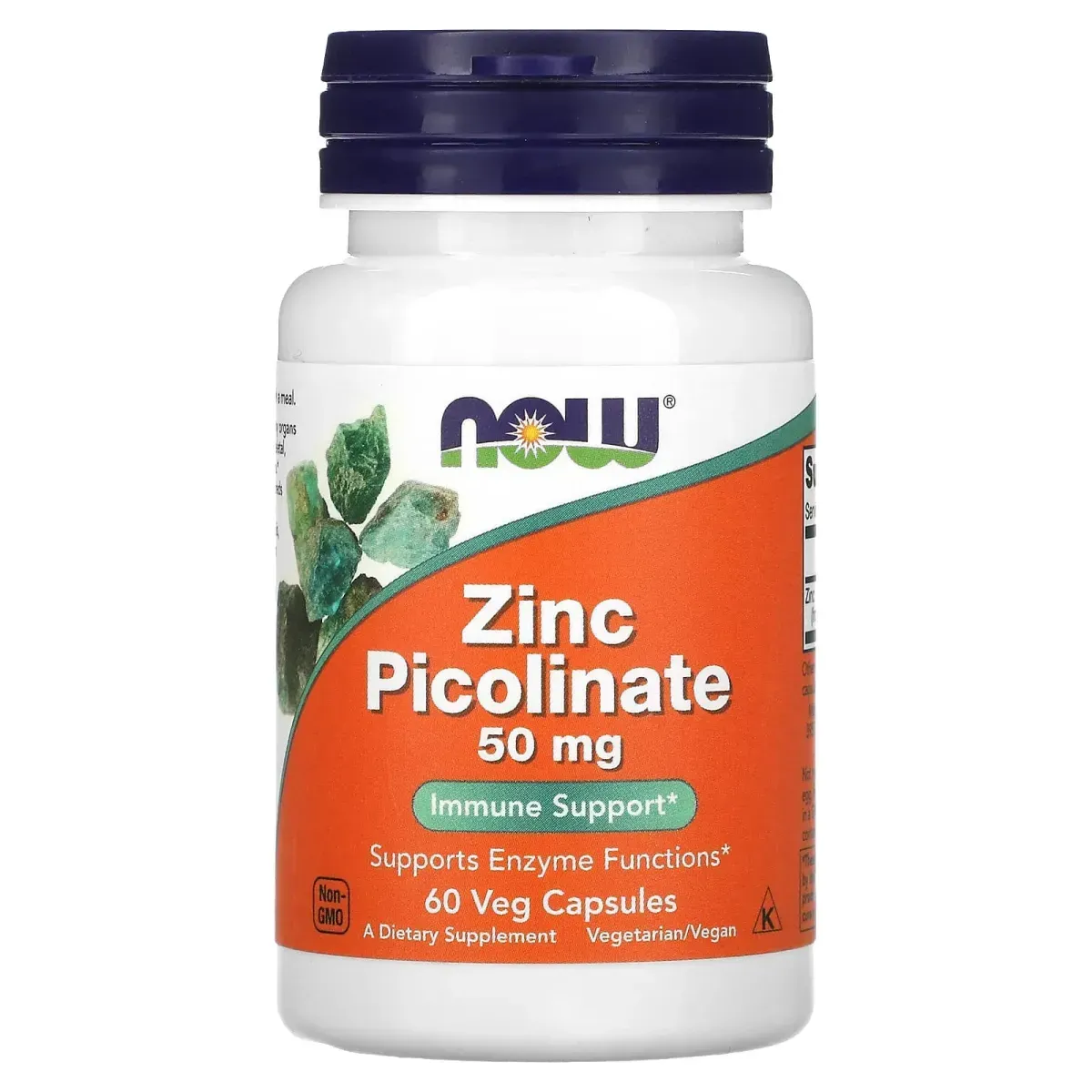 Now Foods Zinc Picolinate 50 мг – 60 капсул