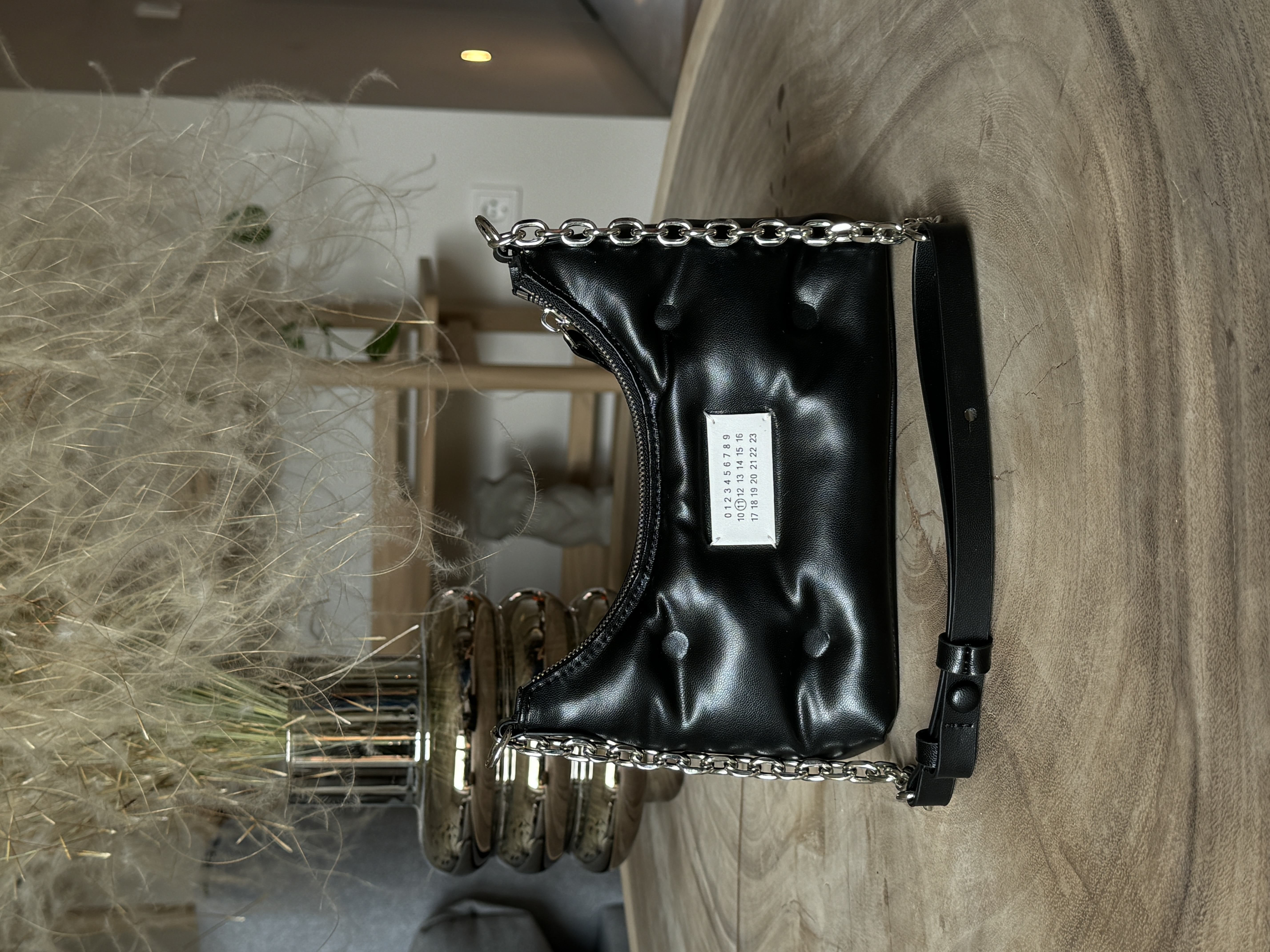 Maison Margiela Black Glam Slam Small Shoulder Bag