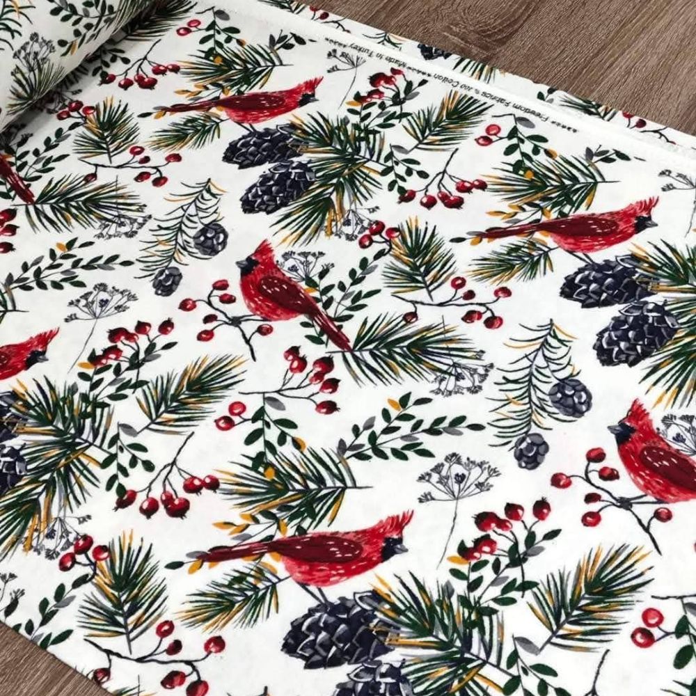 Тканина фланель-Кардинал