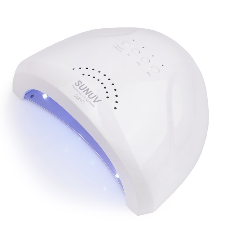 LED+UV Лампа SUNUV SUN One WHITE 48W ORIGINAL з кварцевими діодами