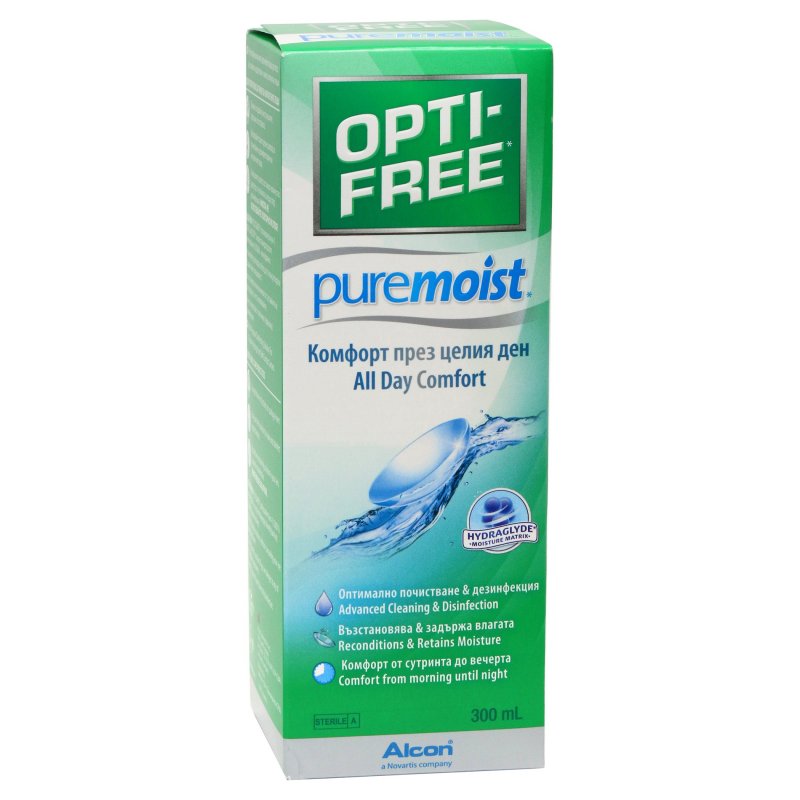 Розчин для лінз Alcon Opti Free PureMoist
