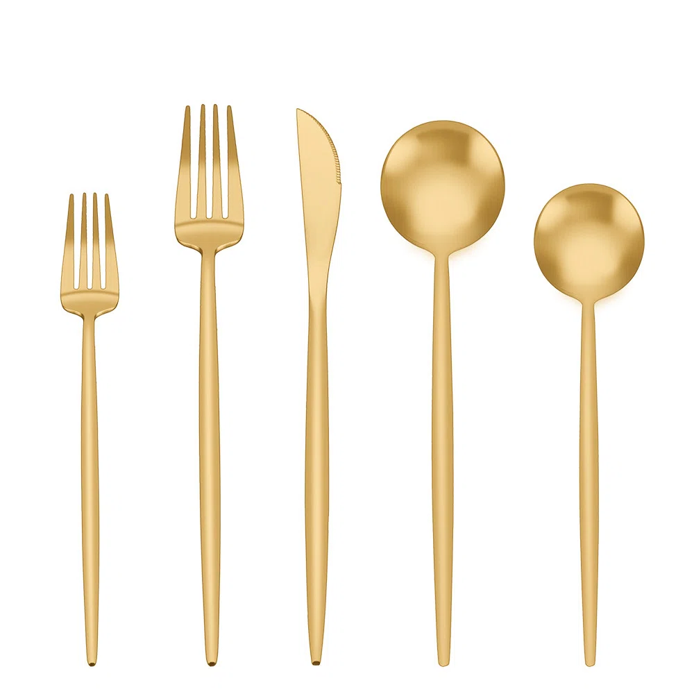 Gold Flatware