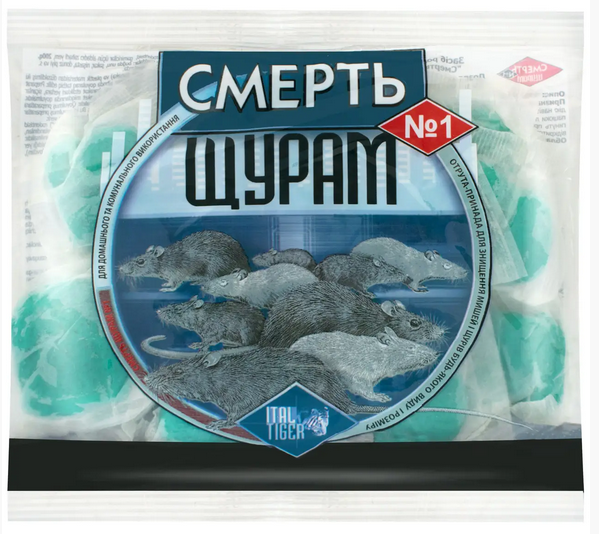 Смерть щурам №1 (тісто) 200г