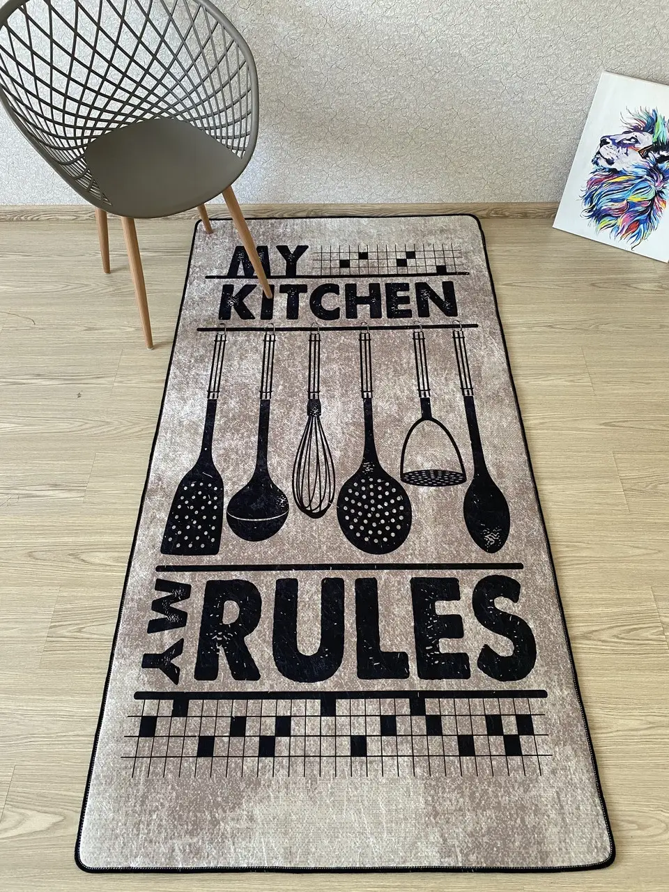Килимок для кухні"My kitchen My Rules" 