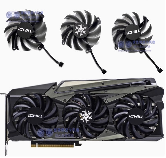 Вентилятори кулери RTX3070ti 3070 3060ti 3060 ICHILL X3X4