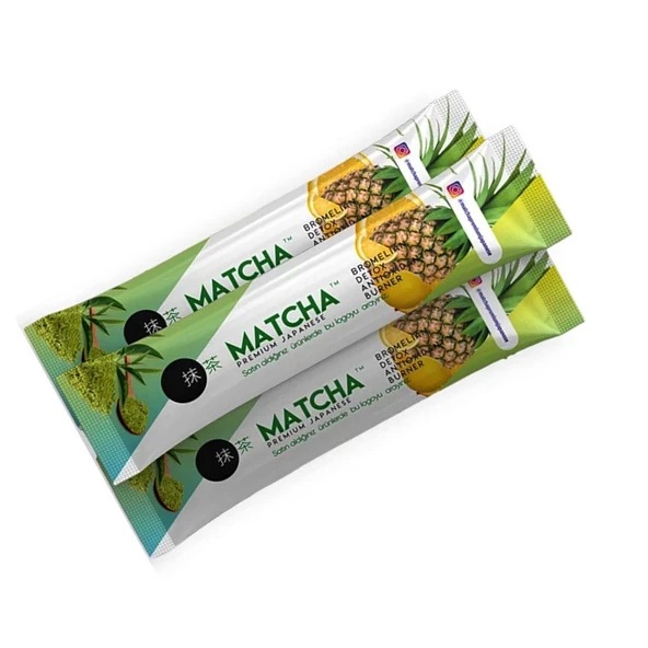 Matcha Premium Detox Tea – Japanese Matcha & Bromelain, 20 Sachets