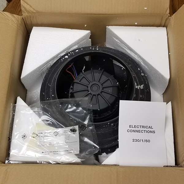 Motorized Impellers (Fans For Packsmart vacuum Table) / CFM TMK280-2-12