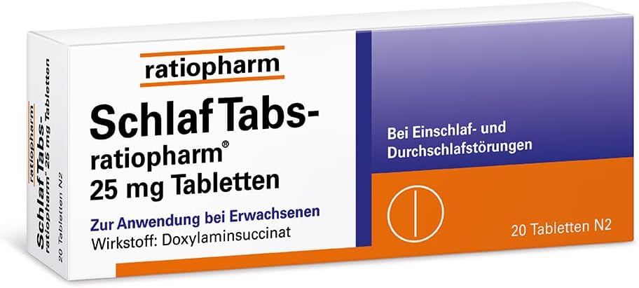 ratiopharm SchlafTabs засіб для покращення сну - 20 таблеток