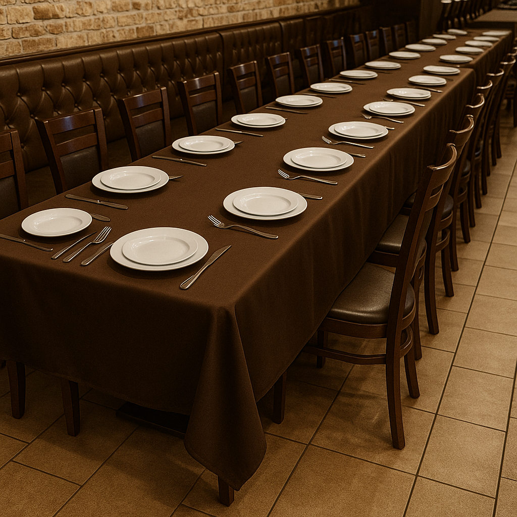 Скатертина для ресторану, кафе "Каштан"