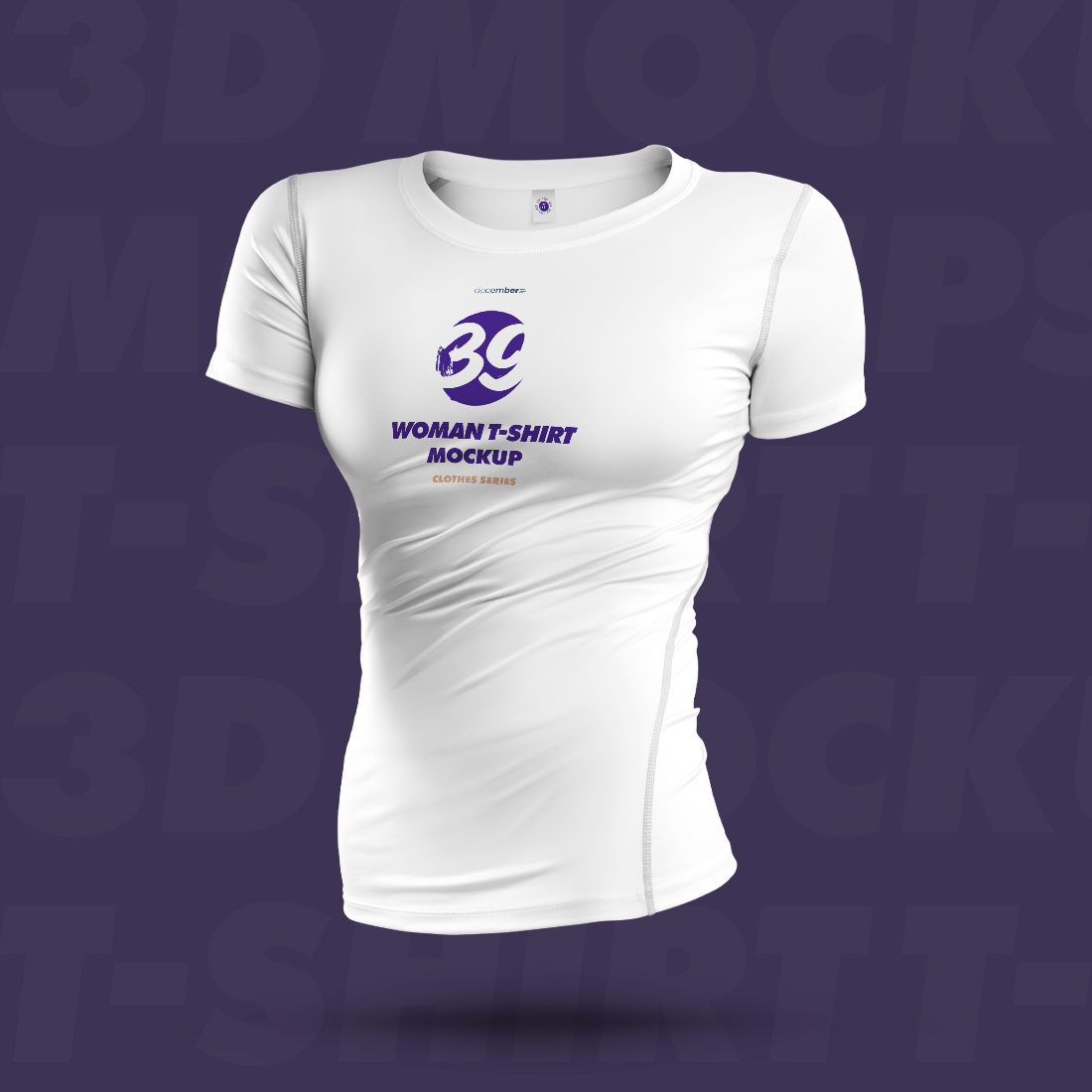4 Sports 3D Mockup T-Shirt