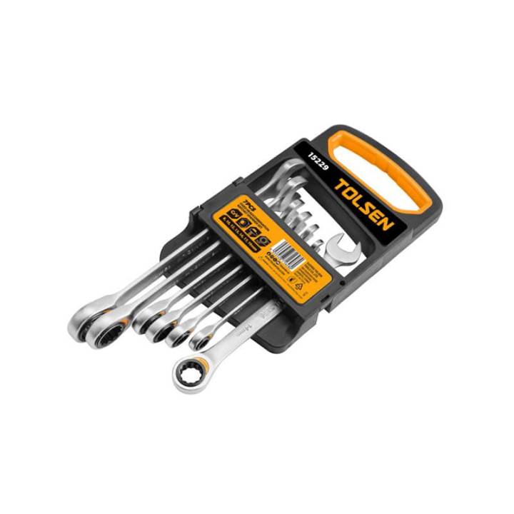 Комплект храпових ключів 7шт 8-19мм