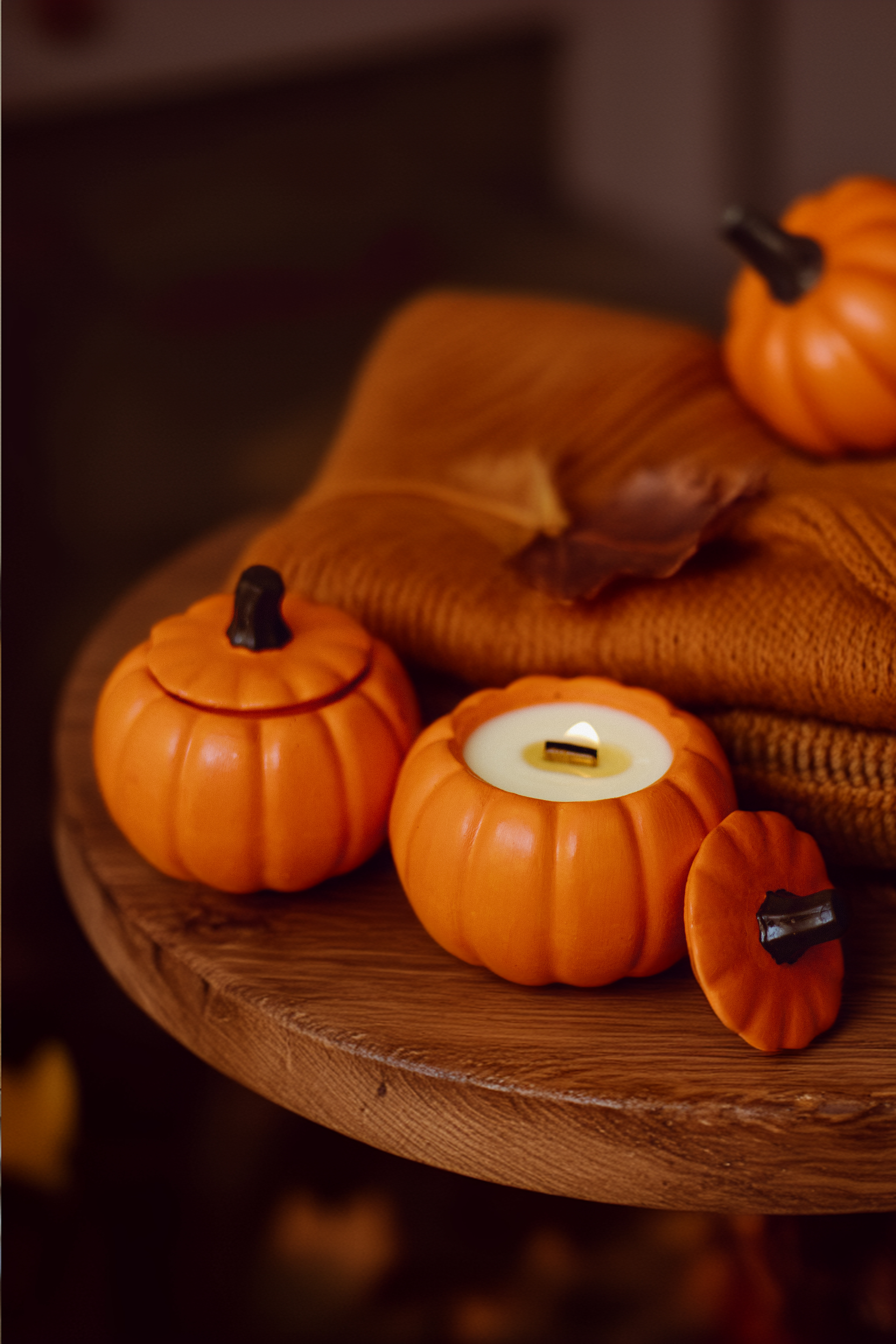 Свічка "Гарбуз помаранчевий"