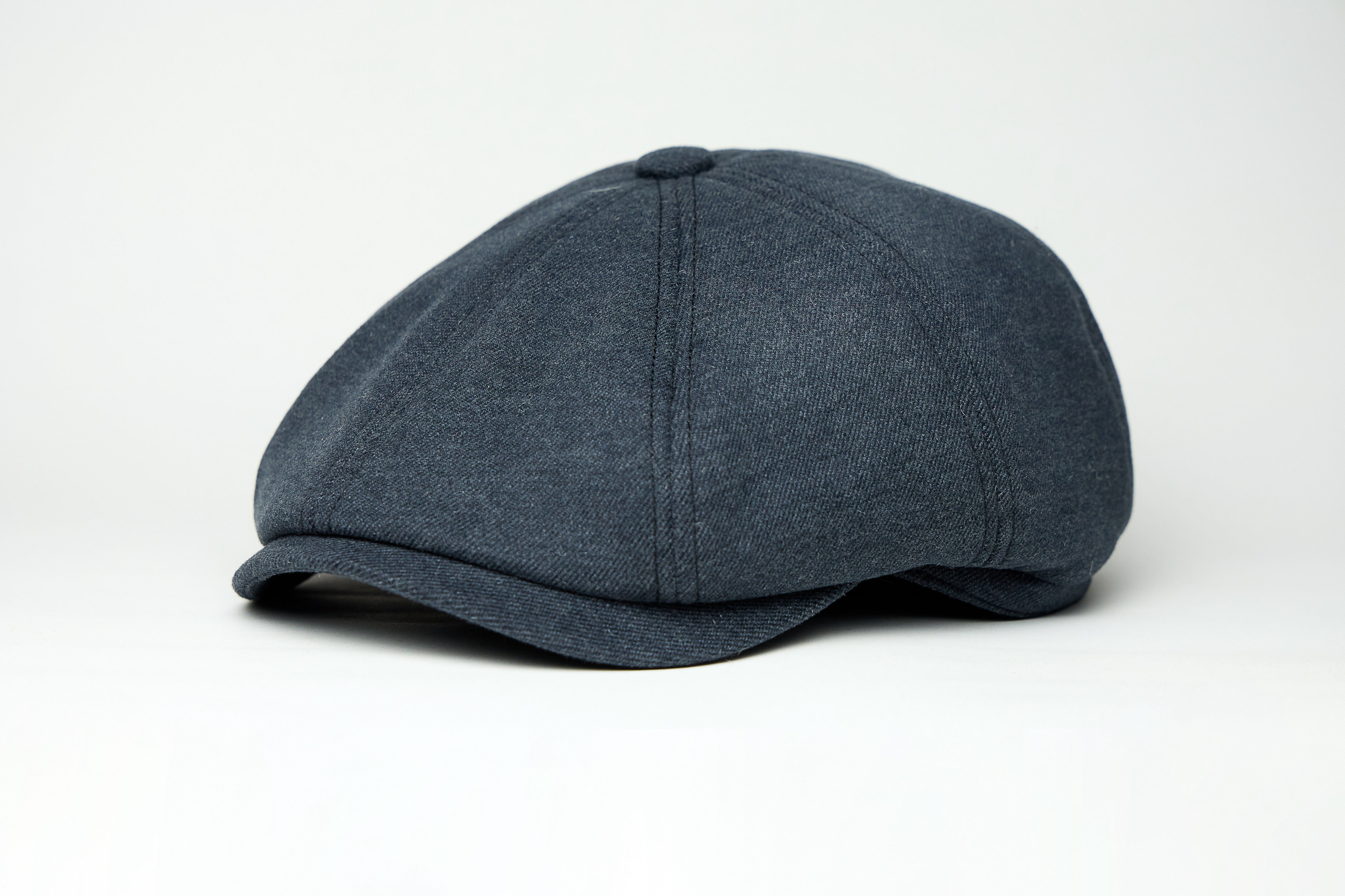 Кепка Восьмиклінка Хуліганка на Ножці (Синій Твід)