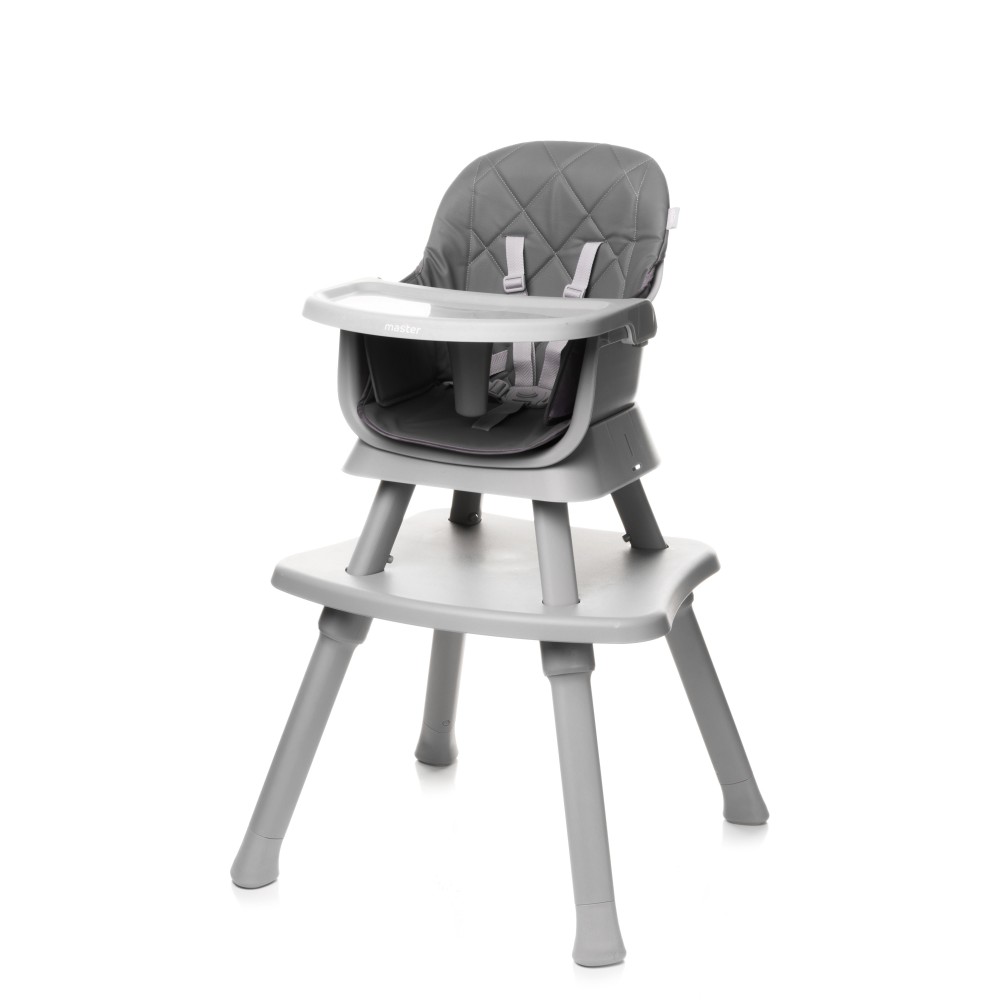 Стілець для годування 4BABY Master 6в1 grey