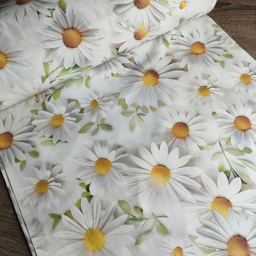 Тканина Ранфорс Digital print - Ромашкова ніжність