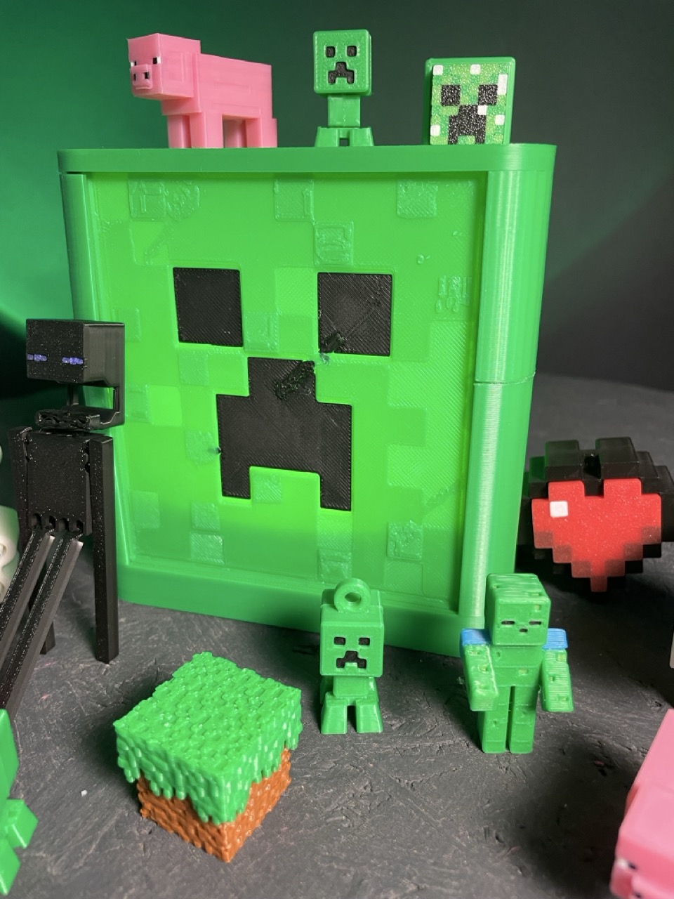 Лампа-світильник-нічник енергонезалежний-Minecraft-Кріпер-Creeper
