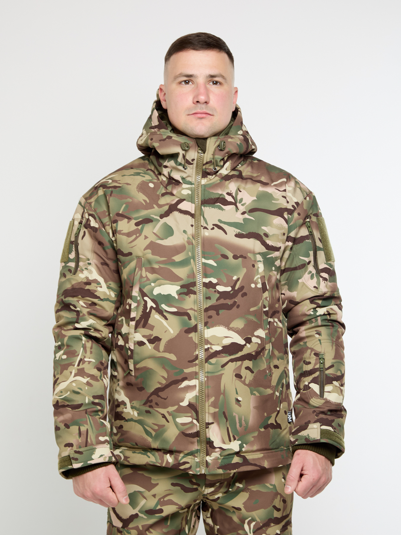 Зимова чоловіча куртка UKM Softshell мультикам